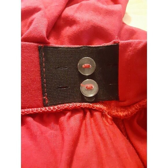 Go Colors Harem Pants Womens Small FS Fuchsia Pink Elastic Waist - Picture 6 of 6